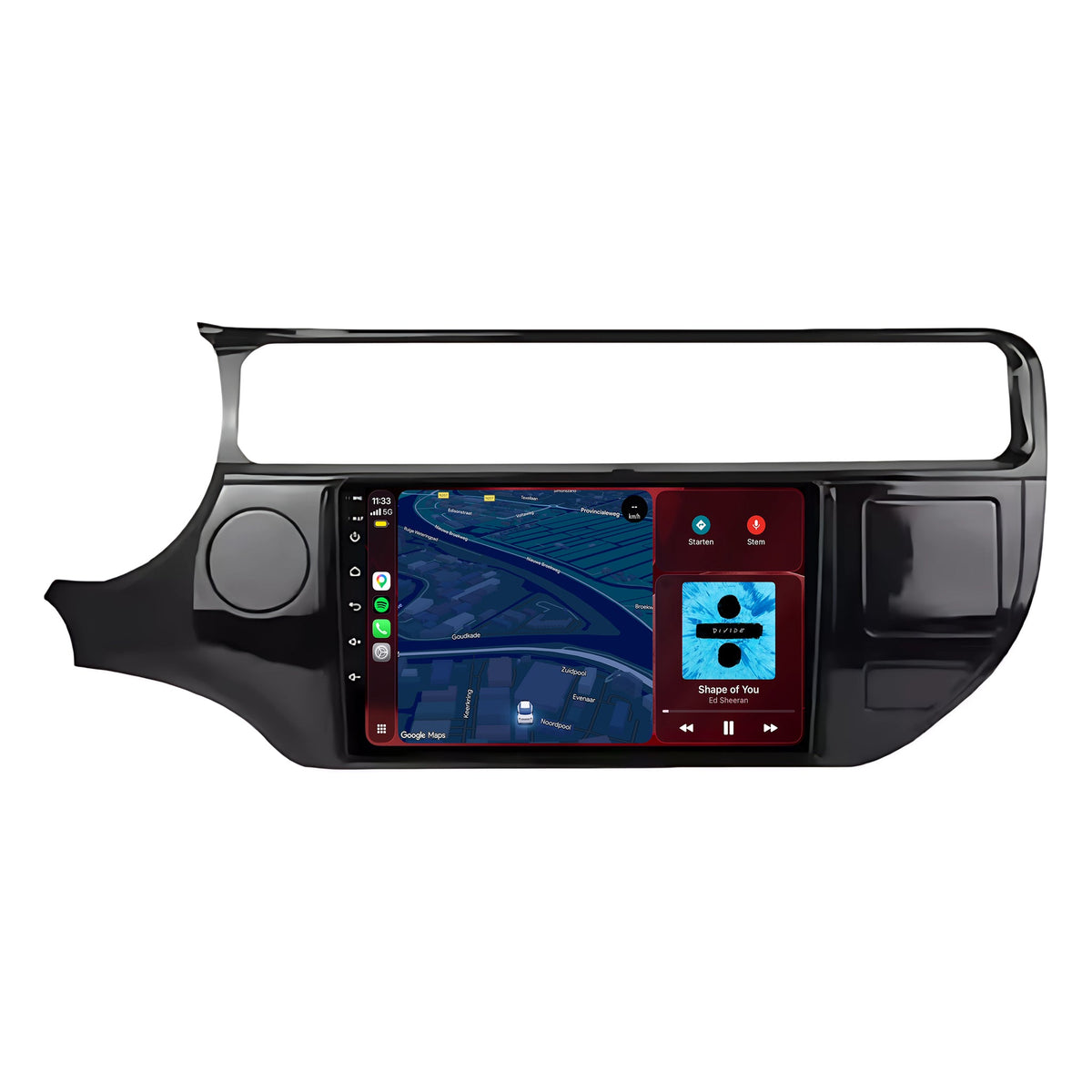 Autoradio con CarPlay e Android Auto per Kia Rio | 2015-2017 | 9 pollici | Android 15
