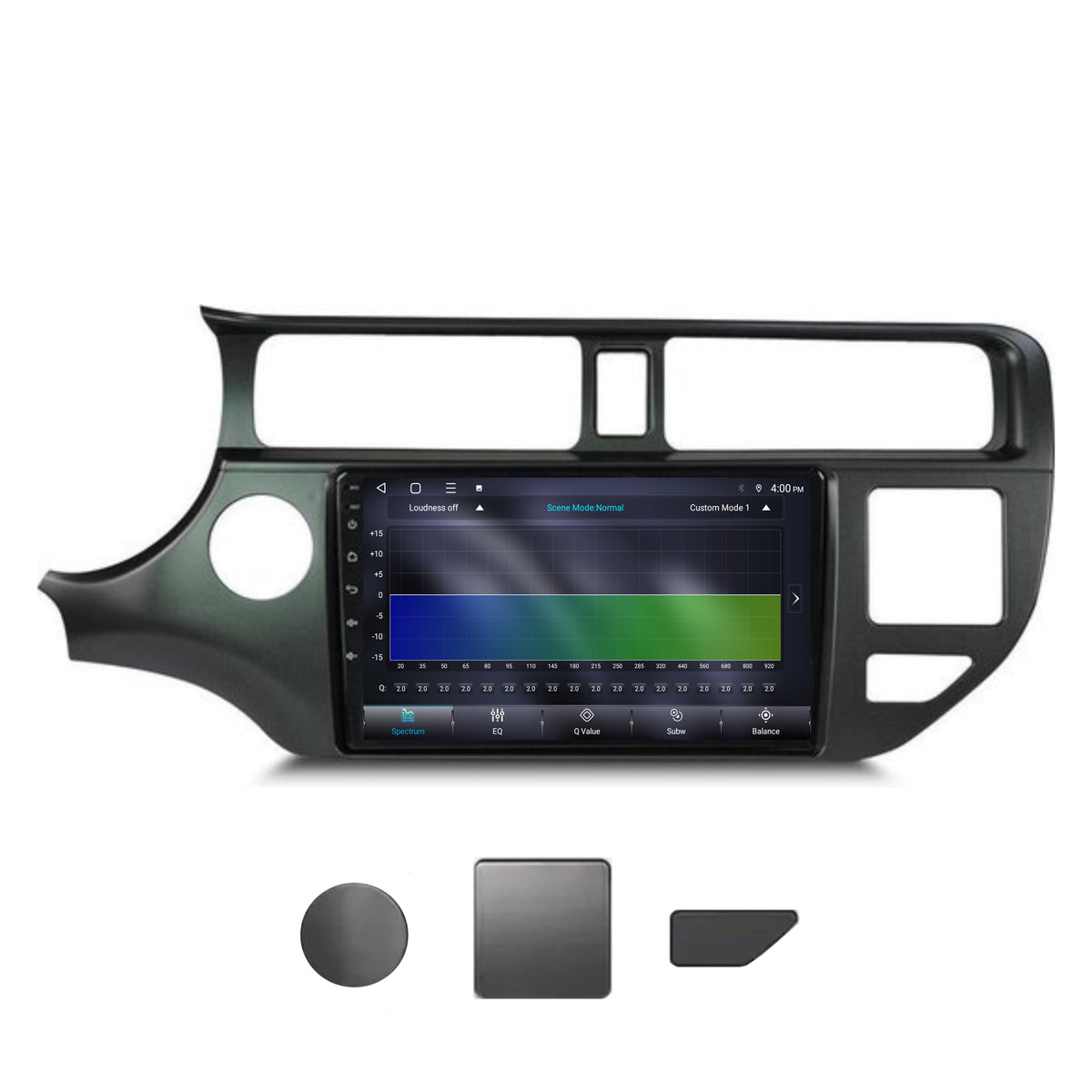 Kia Rio CarPlay & Android Auto radio | 2011 to 2014 | 9 inch | Android 15 | CTX-7160