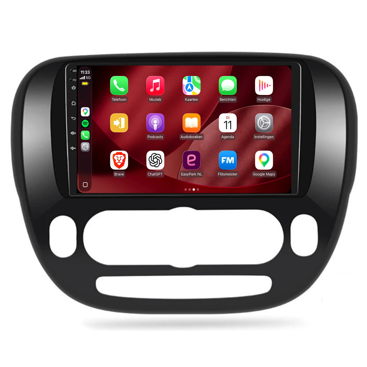 Kia Soul CarPlay & Android Auto Radio | 2014 bis 2018 | 9 Zoll | Android 15 | CTX-7198