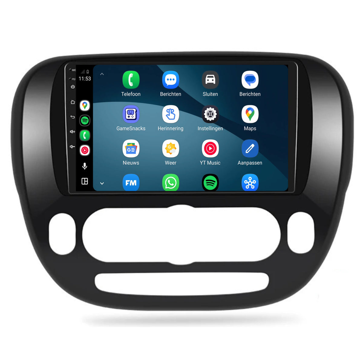 Kia Soul CarPlay & Android Auto Radio | 2014 bis 2018 | 9 Zoll | Android 15 | CTX-7198