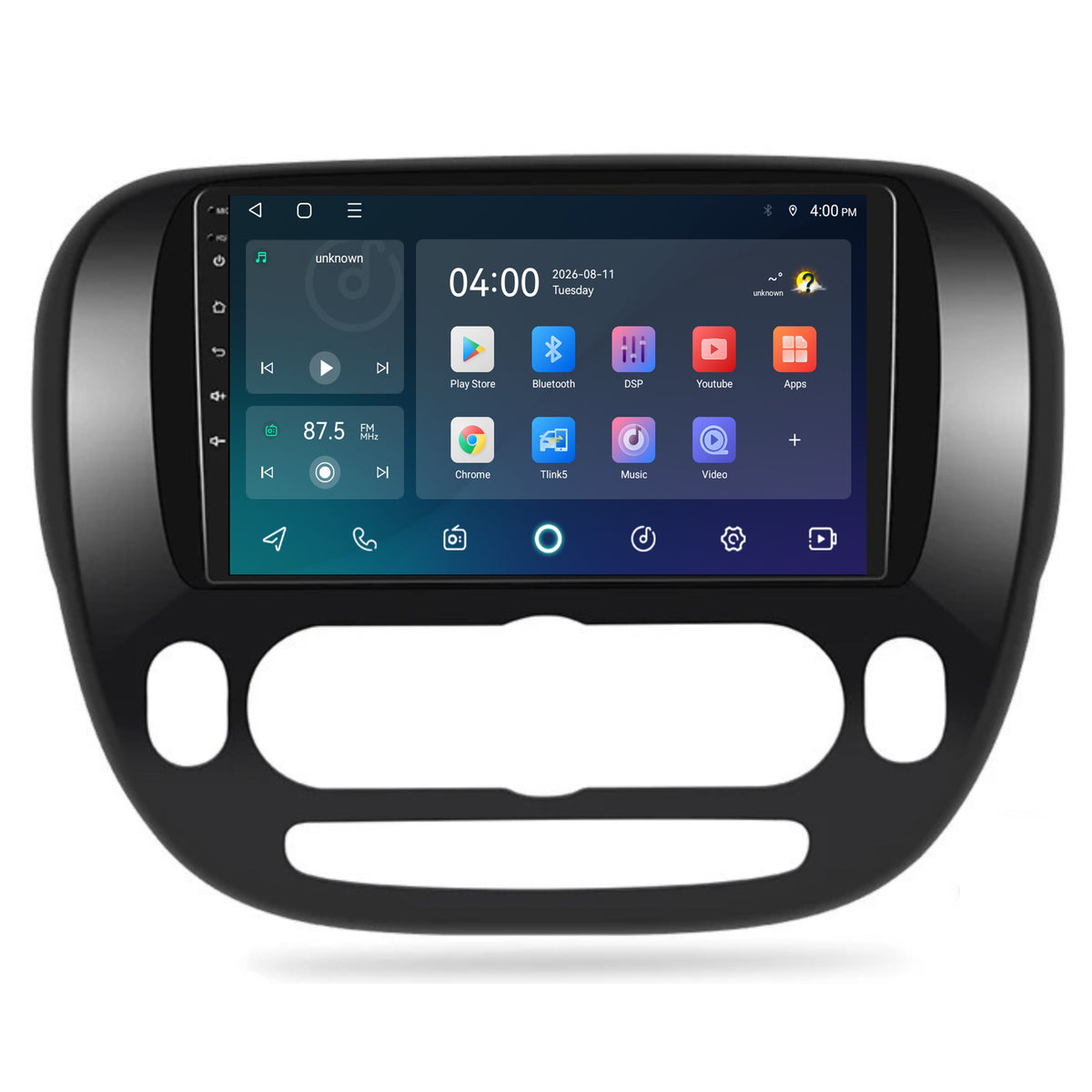 Kia Soul CarPlay & Android Auto Radio | 2014 bis 2018 | 9 Zoll | Android 15 | CTX-7198