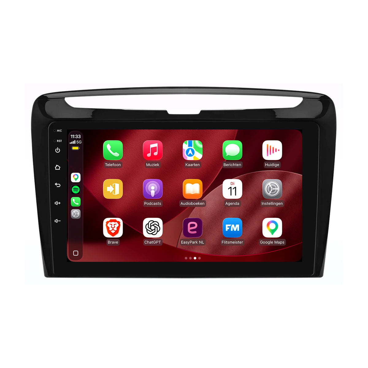 Lancia Ypsilon CarPlay & Android Auto radio | 2011 t/m 2020 | 9 inch | Android 15 | CTX-7445