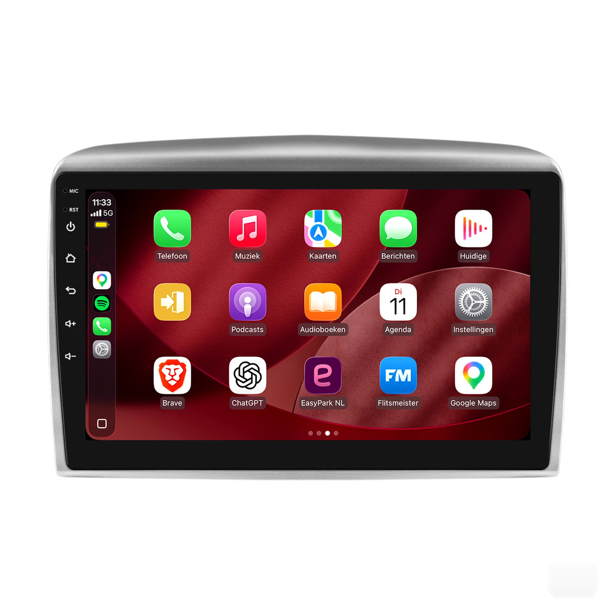 Autoradio CarPlay & Android Auto per Lancia Ypsilon | 2006-2011 | 9 pollici | Android 15 | CTX-7465