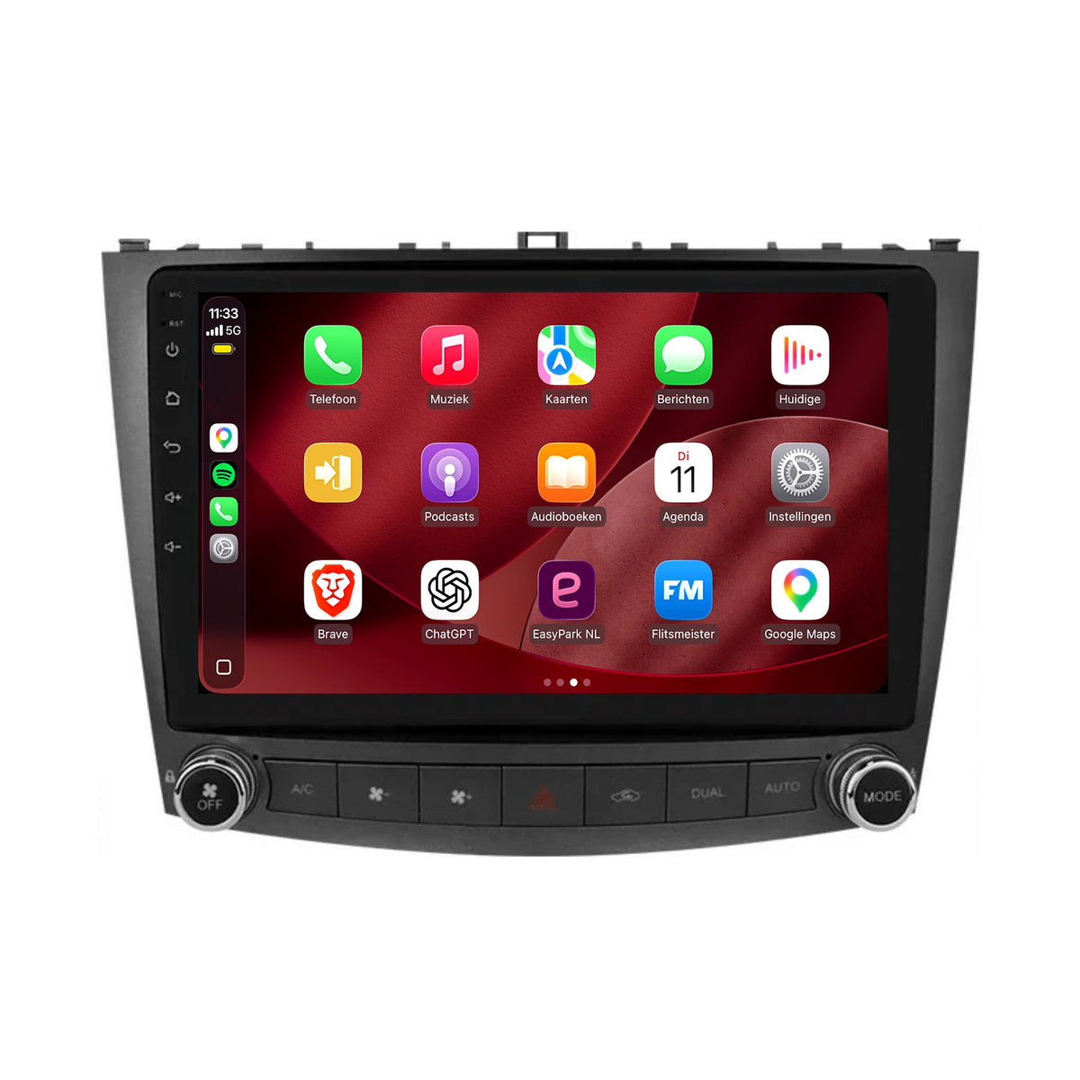 Lexus IS CarPlay & Android Auto radio | 2006 t/m 2012 | 10 inch | Android 15 | CTX-7479