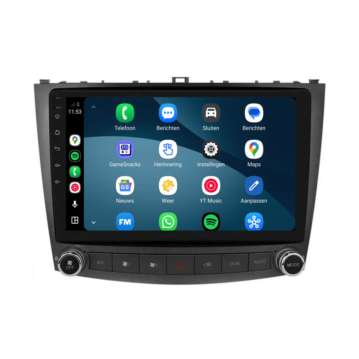 Lexus IS CarPlay & Android Auto radio | 2006 t/m 2012 | 10 inch | Android 15 | CTX-7479