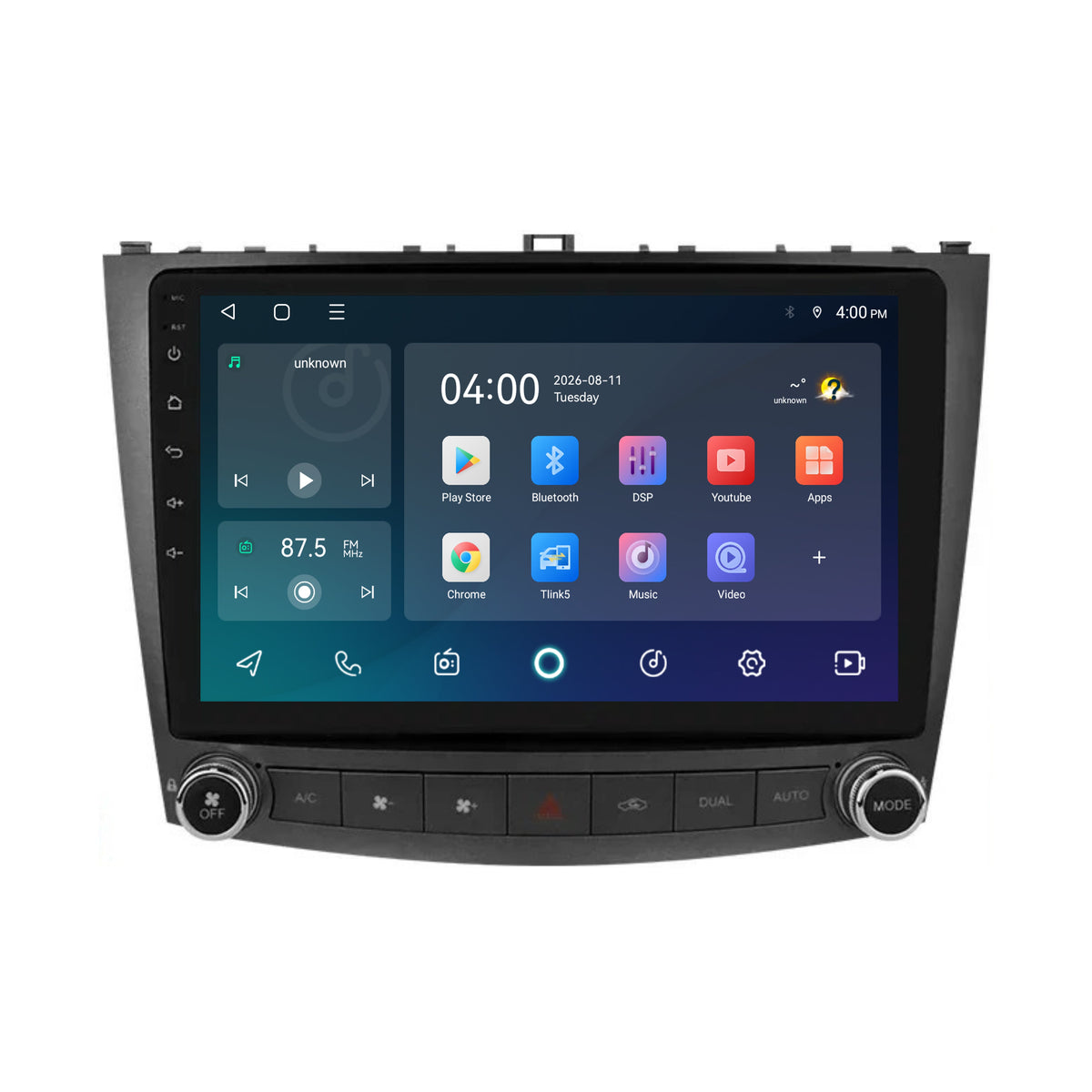 Lexus IS CarPlay & Android Auto radio | 2006 t/m 2012 | 10 inch | Android 15 | CTX-7479