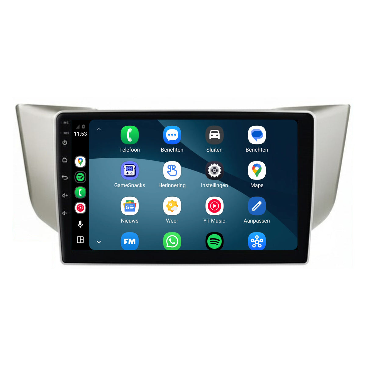 Lexus RX CarPlay & Android Auto radio | 2003 t/m 2009 | 9 inch | Android 15 | CTX-7480