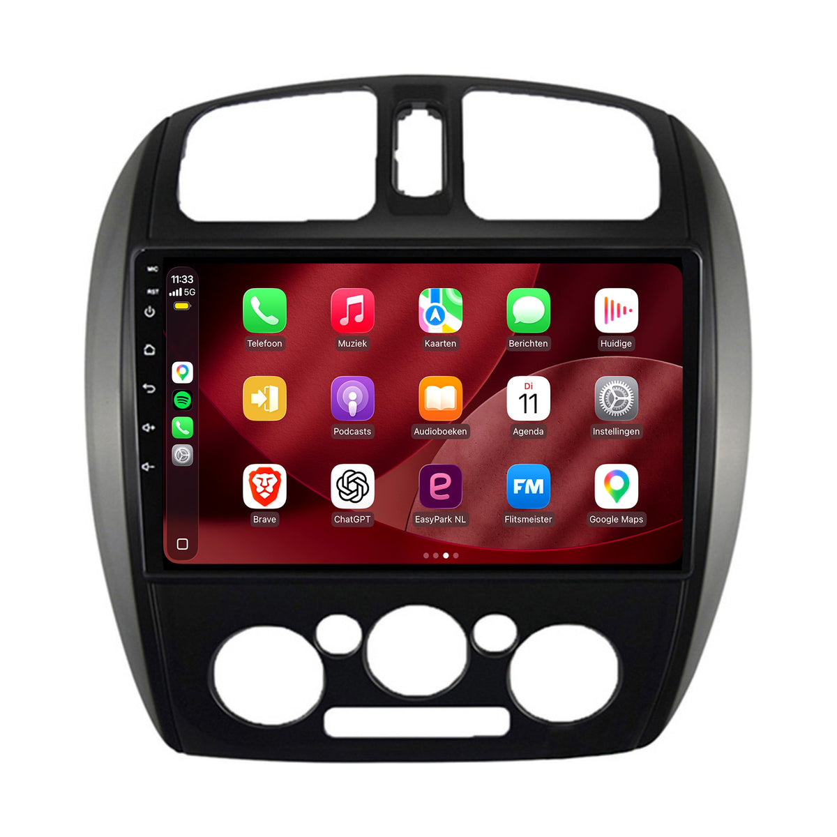 Mazda 323 CarPlay & Android Auto Radio | 2003 bis 2009 | 9 Zoll | Android 15 | CTX-7300