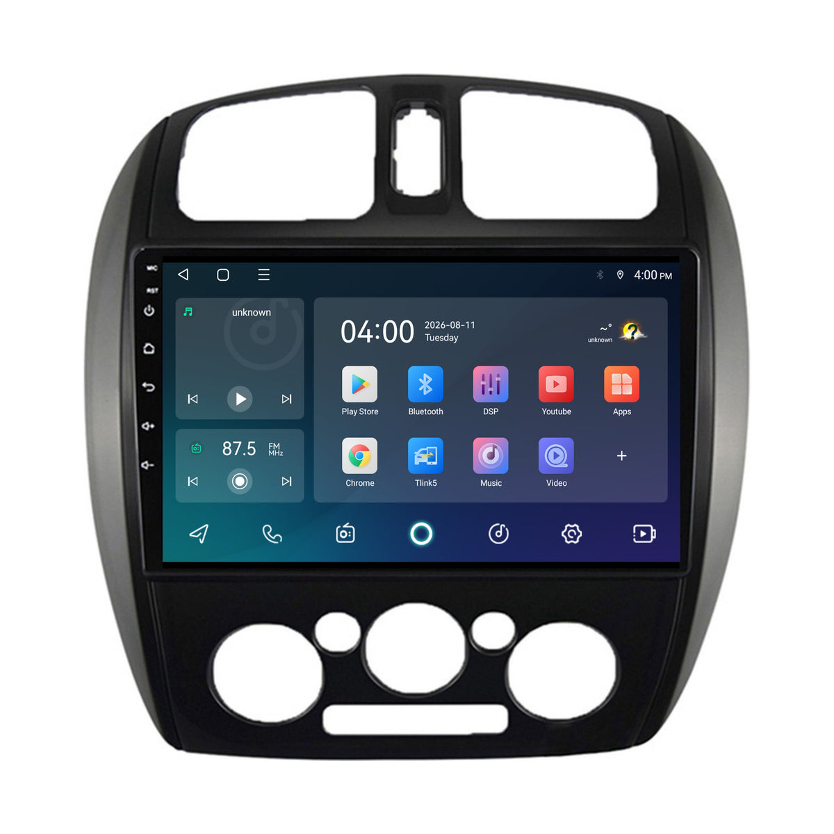 Mazda 323 CarPlay & Android Auto Radio | 2003 bis 2009 | 9 Zoll | Android 15 | CTX-7300