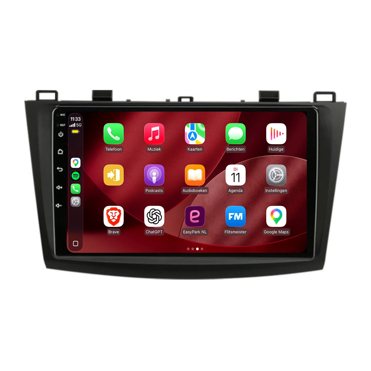 Radio z CarPlay i Android Auto do Mazdy 3 | 2010–2013 | 9 cali | Android 15