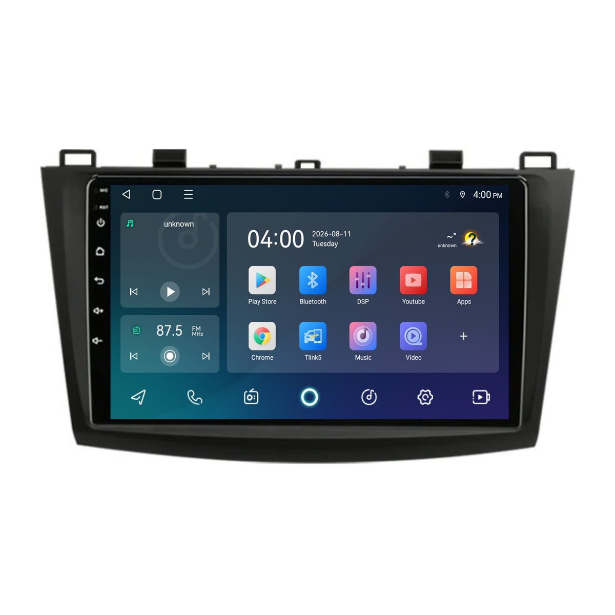 Radio z CarPlay i Android Auto do Mazdy 3 | 2010–2013 | 9 cali | Android 15
