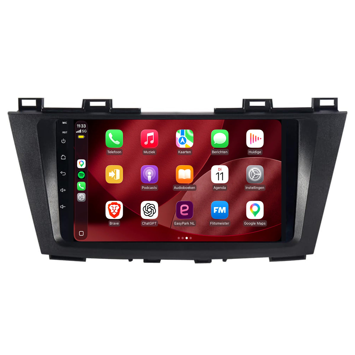 Autoradio CarPlay & Android Auto pour Mazda 5 | 2010 à 2015 | 9 pouces | Android 15 | CTX-7321