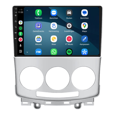 Mazda 5 CarPlay & Android Auto radio | 2005 t/m 2010 | 9 inch | Android 15
