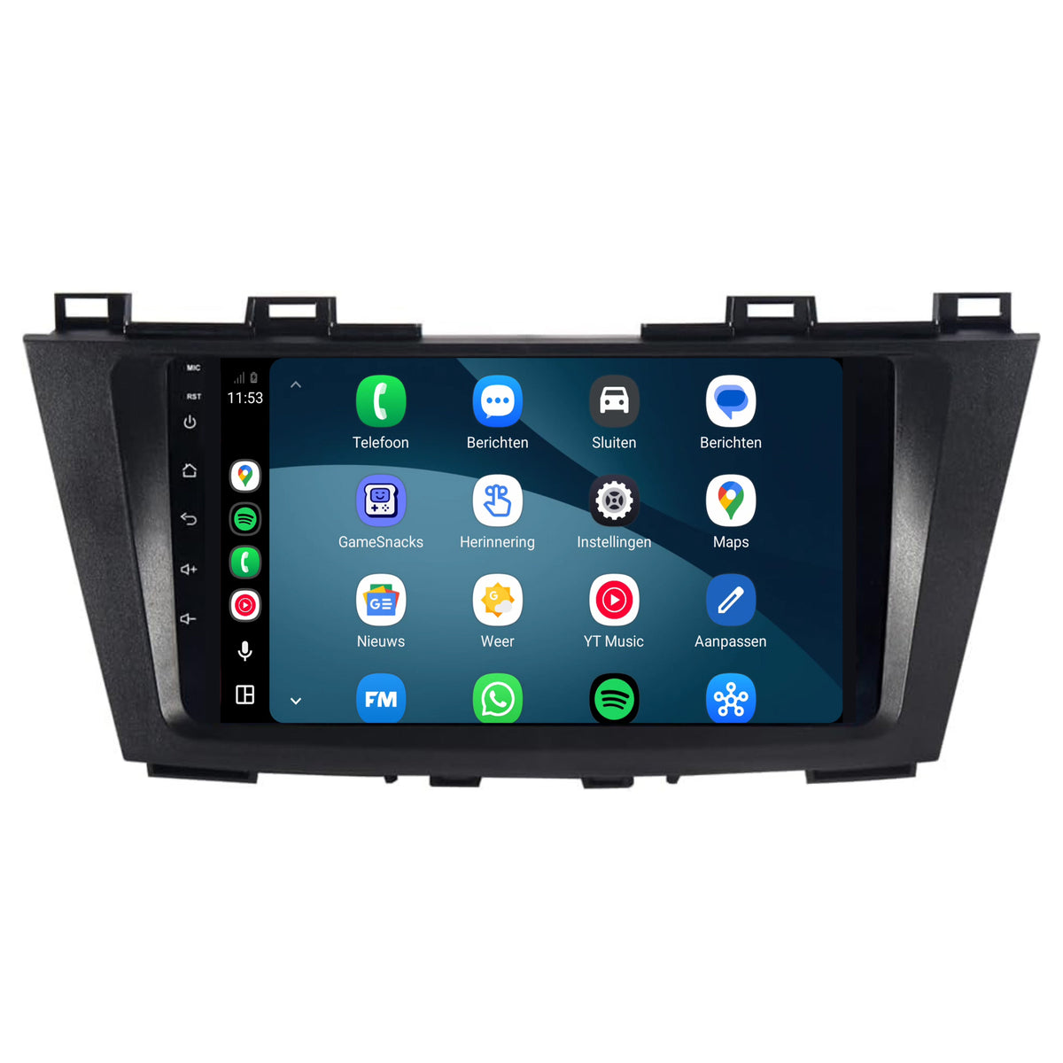 Autoradio CarPlay & Android Auto pour Mazda 5 | 2010 à 2015 | 9 pouces | Android 15 | CTX-7321