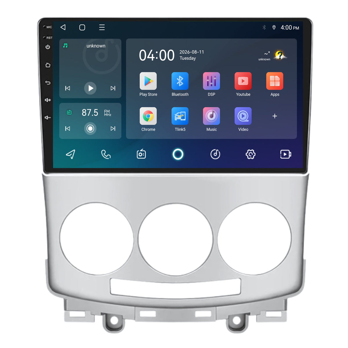 Radio z CarPlay i Android Auto do Mazdy 5 | 2005–2010 | 9 cali | Android 15