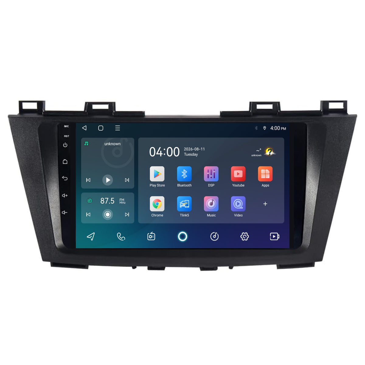 Autoradio CarPlay & Android Auto pour Mazda 5 | 2010 à 2015 | 9 pouces | Android 15 | CTX-7321