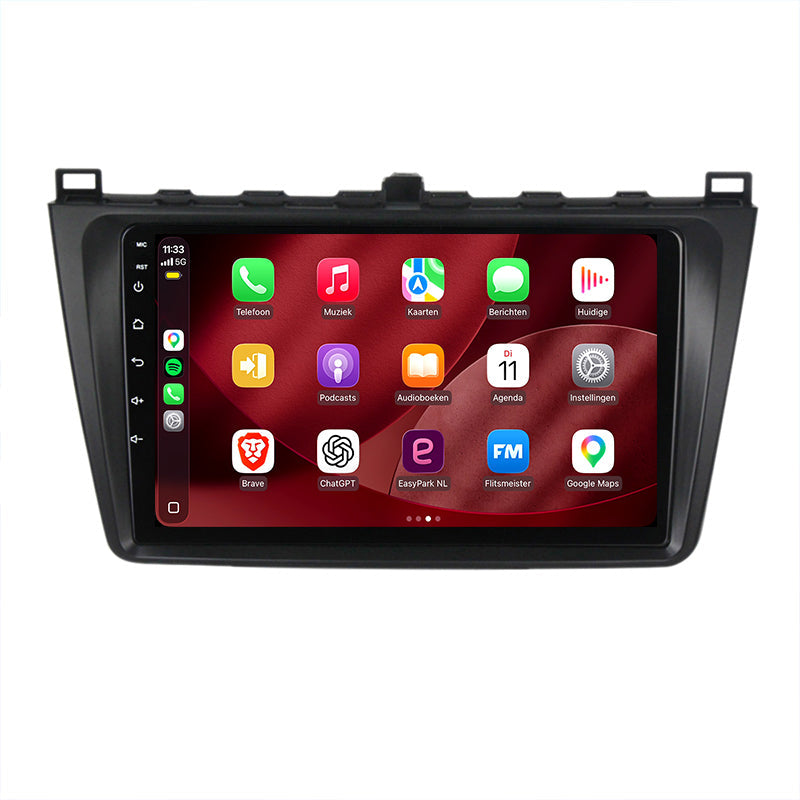 Mazda 6 CarPlay & Android Auto Radio | 2008 bis 2012 | 9 Zoll | Android 15 | CTX-7391