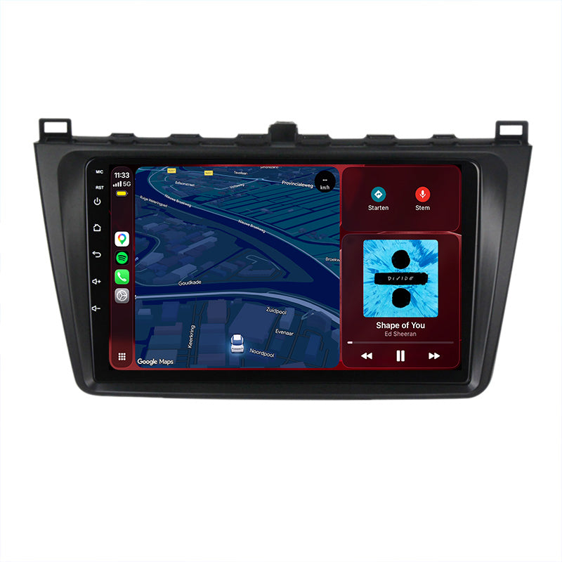 Mazda 6 CarPlay & Android Auto Radio | 2008 bis 2012 | 9 Zoll | Android 15 | CTX-7391