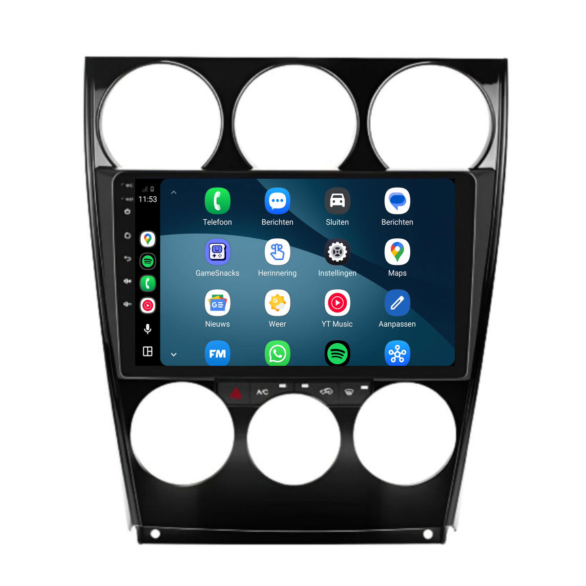 Mazda 6 CarPlay & Android Auto radio | 2002 to 2007 | 9 inch | Android 15 | CTX-7130