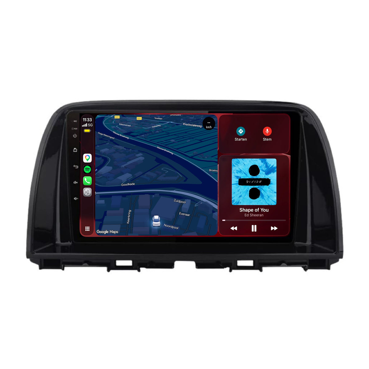 Autoradio CarPlay & Android Auto pour Mazda CX-5 | 2012 à 2016 | 9 pouces | Android 15 | CTX-7316