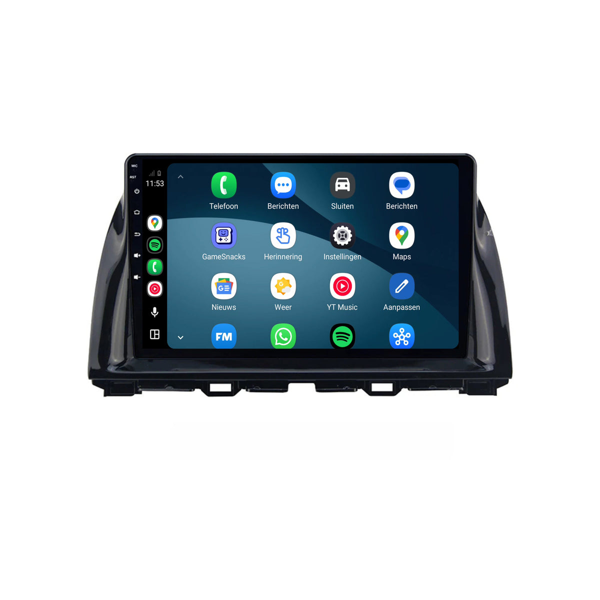 Mazda CX-5 CarPlay & Android Auto Radio | 2012 bis 2016 | 10 Zoll | Android 15 | CTX-7345