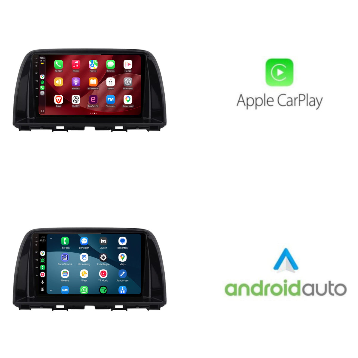 Autoradio CarPlay & Android Auto pour Mazda CX-5 | 2012 à 2016 | 9 pouces | Android 15 | CTX-7316