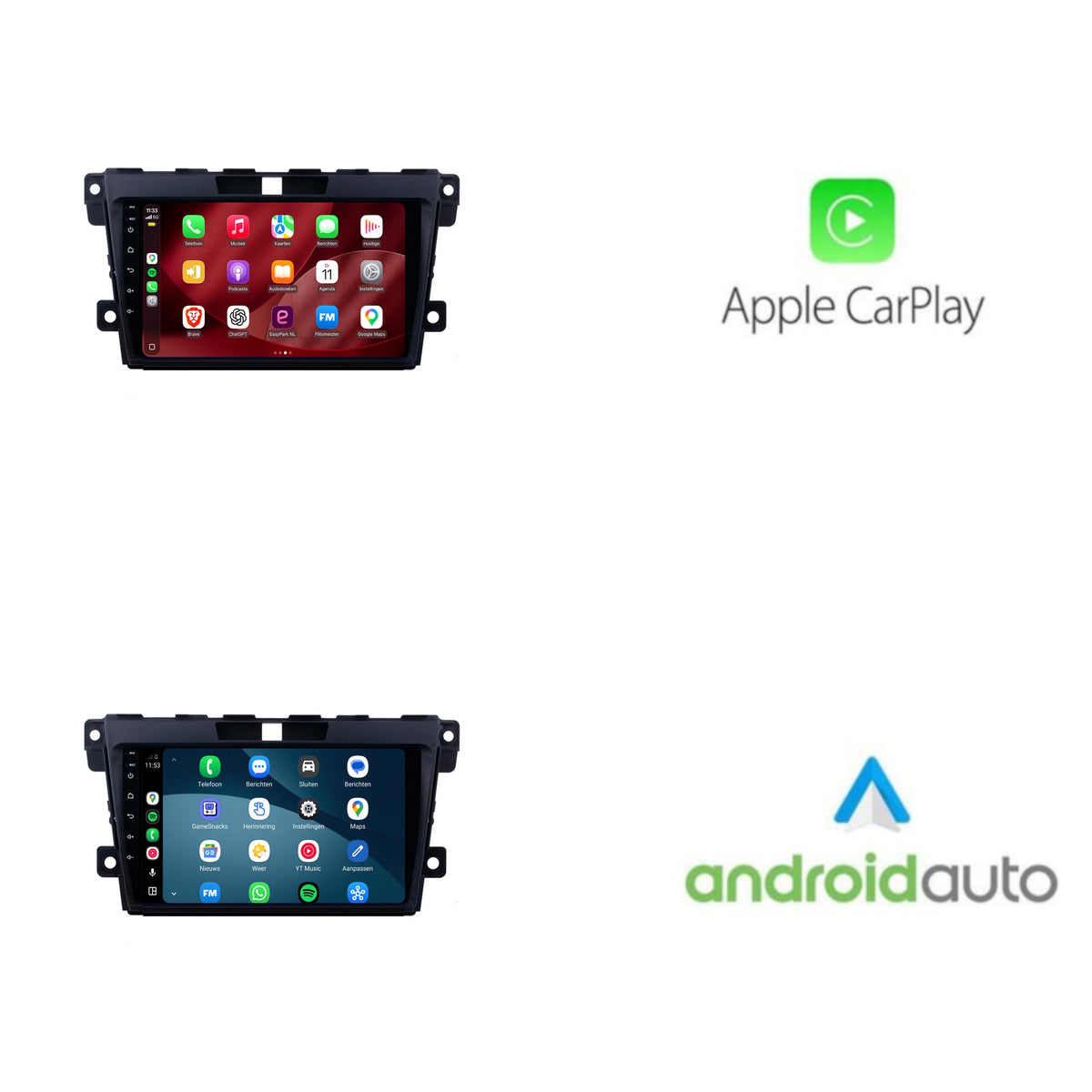 Radio z CarPlay i Android Auto do Mazda CX-7 | 2006-2012 | 9 cali | Android 15