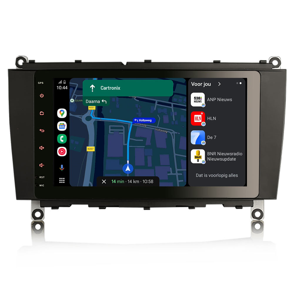 Mercedes CLK | Android 16 | 8-calowe radio samochodowe | 2002 do 2009 | CarPlay i Android Auto
