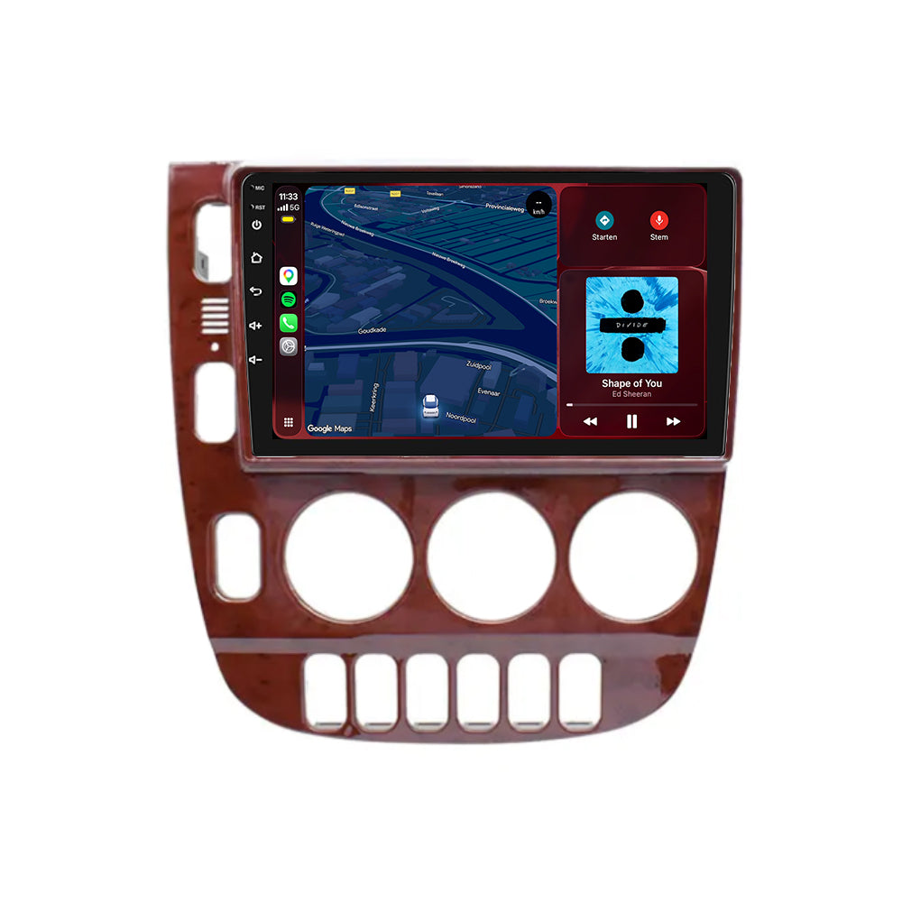 Mercedes ML CarPlay & Android Auto Radio | 1999 bis 2004 | 9 Zoll | Android 15 | CTX-7384