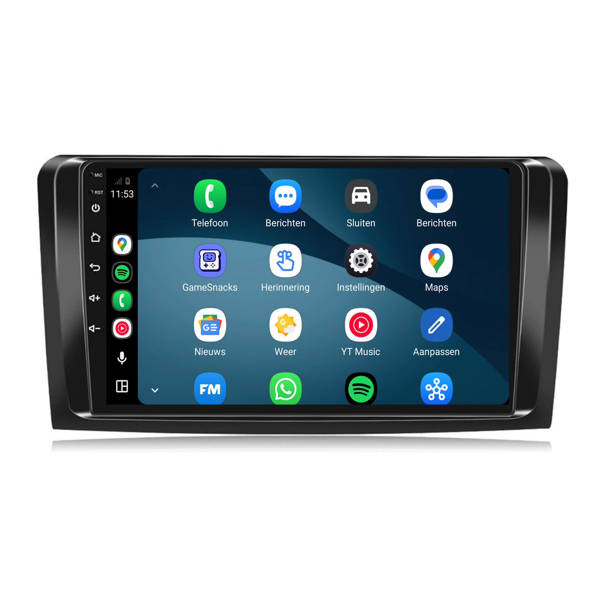 Radio CarPlay y Android Auto para Mercedes ML W164 y GL X164 | 2005 a 2012 | 9 pulgadas | Android 15 | CTX-7189