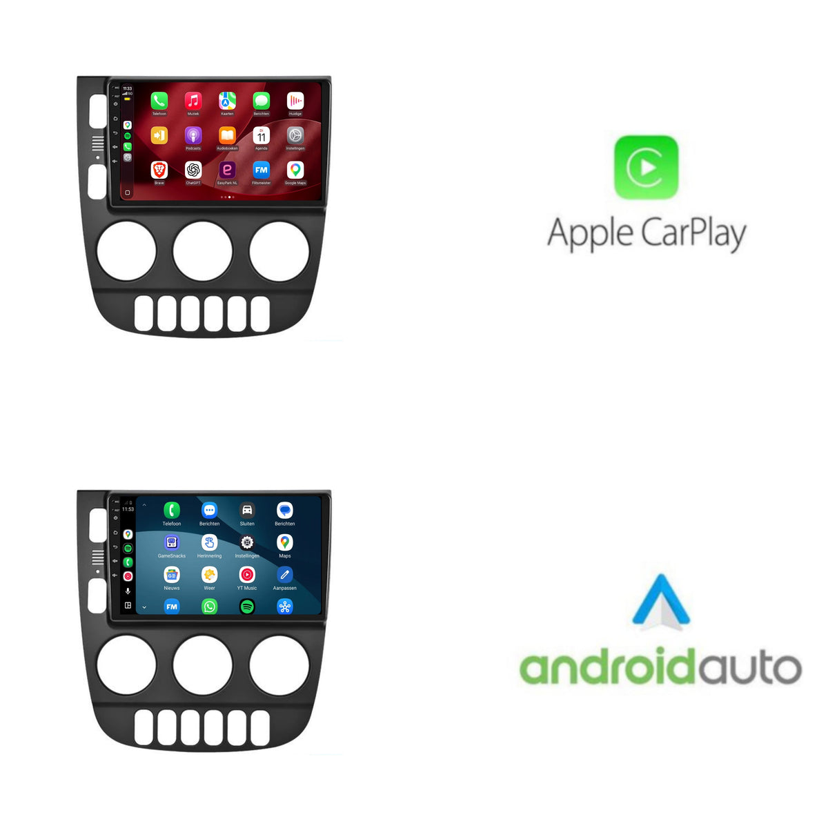 Radio z CarPlay i Android Auto do Mercedes ML | 1999–2004 | 9 cali | Android 15 | CTX-7221