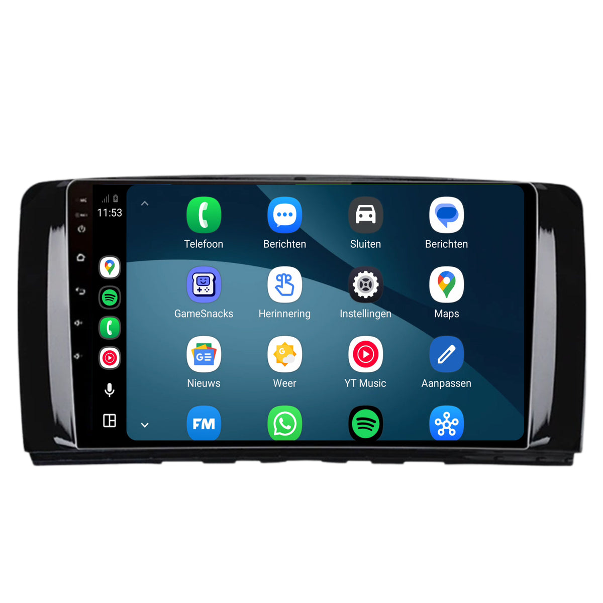 Mercedes R-Klasse CarPlay & Android Auto Radio | 2005 bis 2013 | 9 Zoll | Android 15 | CTX-7190