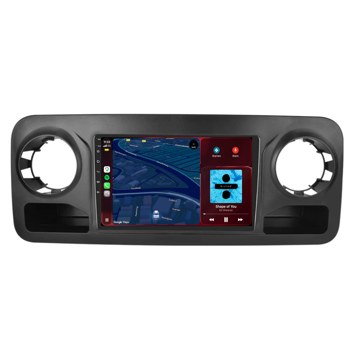 Autoradio CarPlay & Android Auto pour Mercedes Sprinter | 2018 à 2023 | 9 pouces | Android 15 | CTX-7105