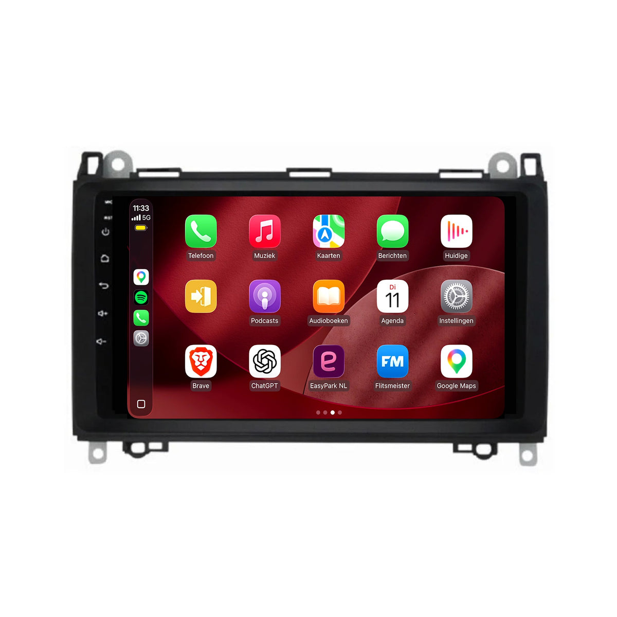Mercedes A-Klasse CarPlay & Android Auto Radio | 2004 bis 2012 | 9 Zoll | Android 15