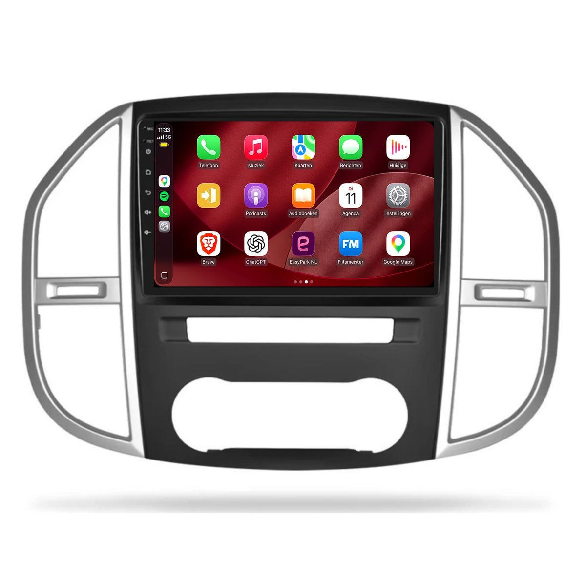 Mercedes Vito CarPlay & Android Auto radio | 2015 to 2024 | 9 inch | Android 15