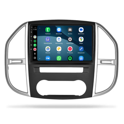 Mercedes Vito CarPlay & Android Auto Radio | 2015 bis 2024 | 9 Zoll | Android 15