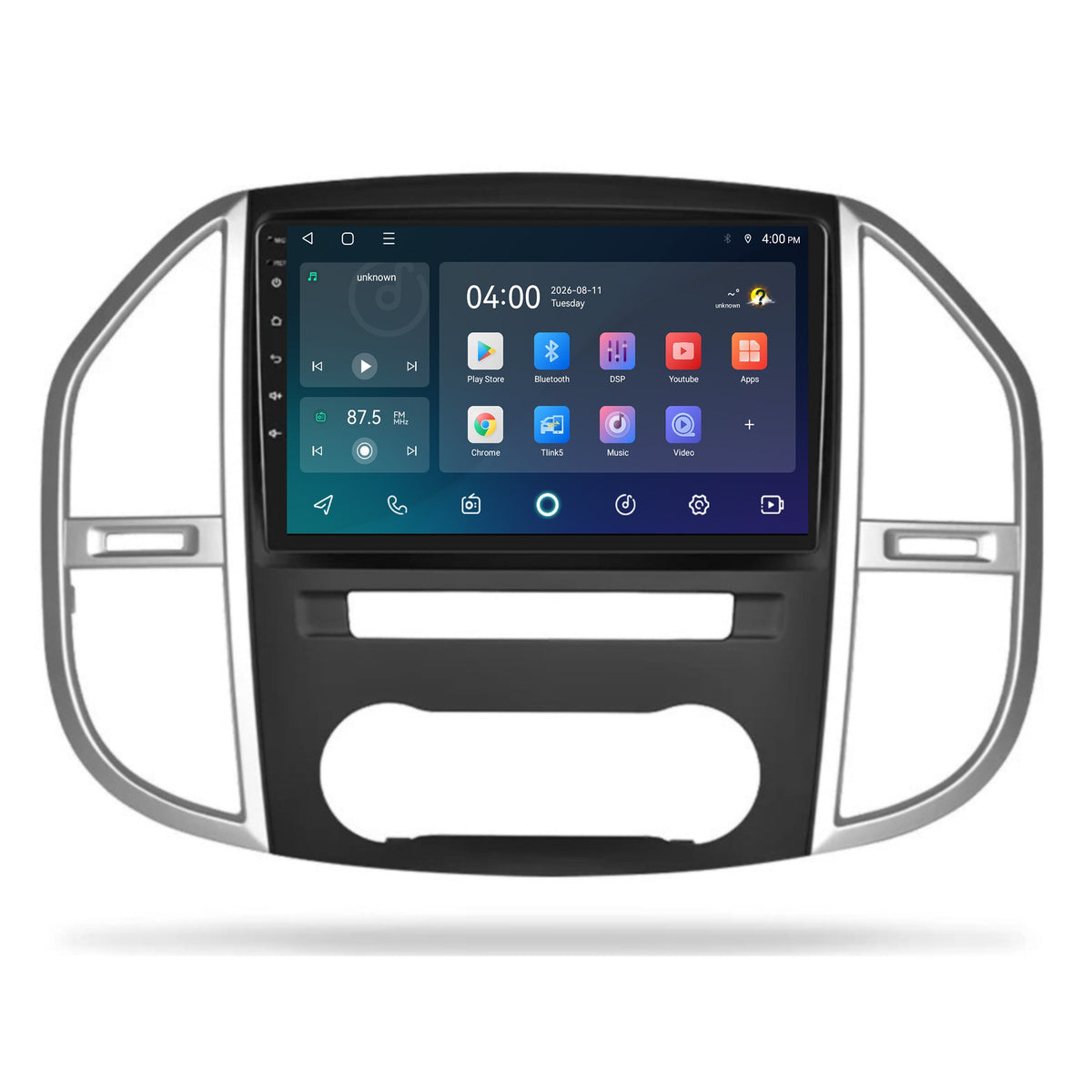Mercedes Vito CarPlay & Android Auto radio | 2015 to 2024 | 9 inch | Android 15