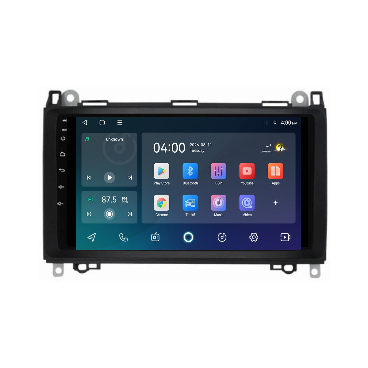Mercedes Vito CarPlay & Android Auto radio | 2004 t/m 2018 | 9 inch | Android 15