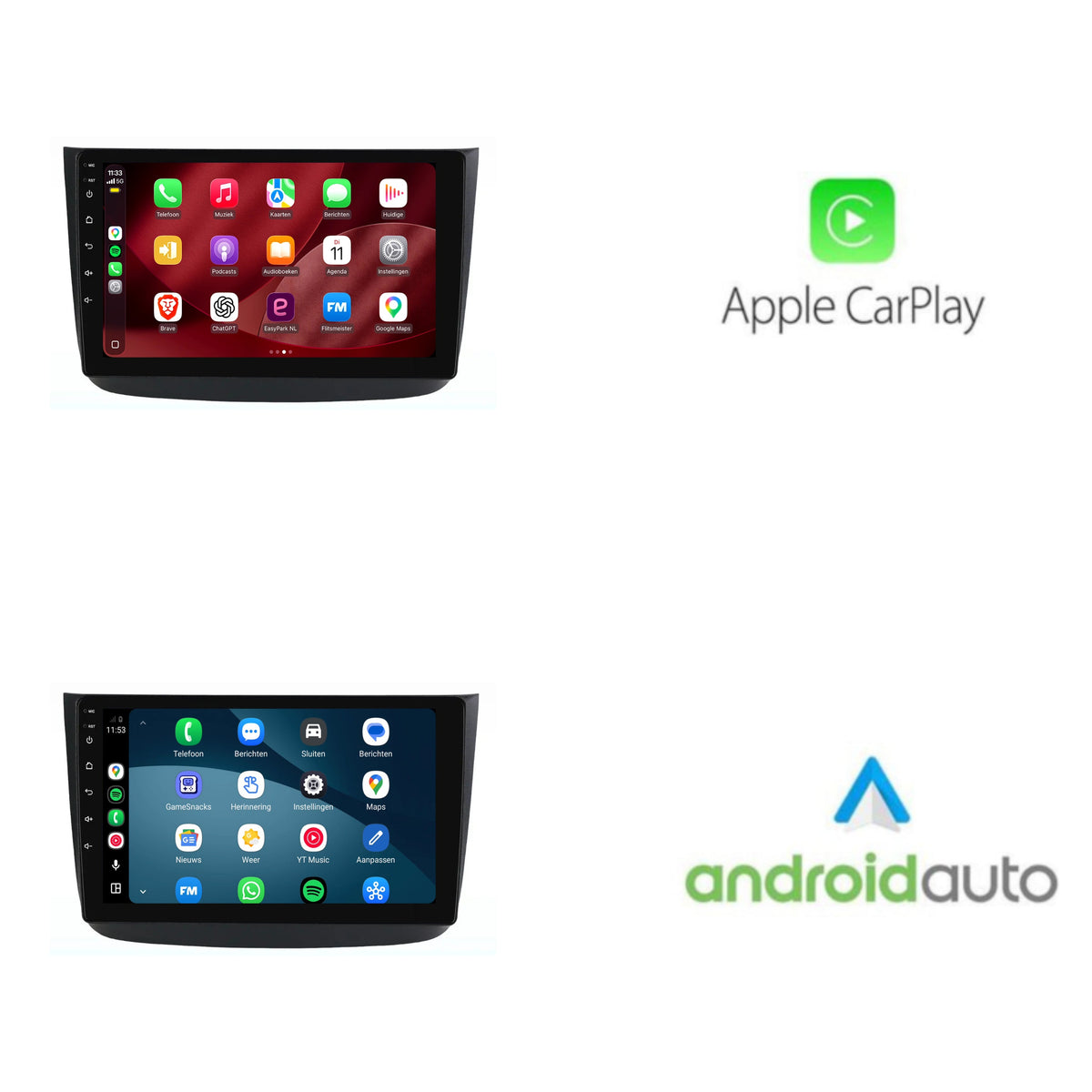Mercedes Vito CarPlay & Android Auto Radio | 2006 bis 2014 | 10 Zoll | Android 15 | CTX-7468