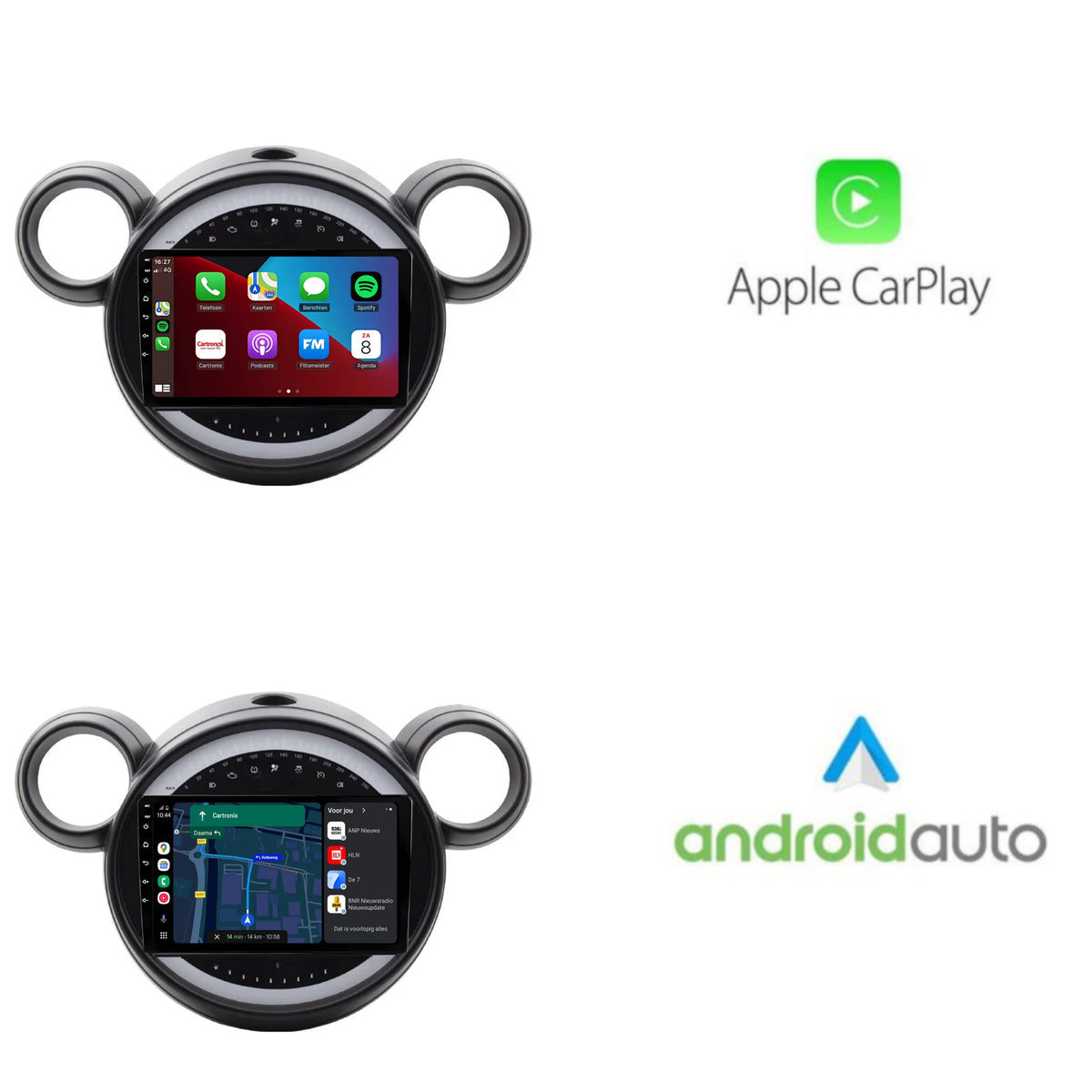 Mini Cooper Countryman R60 | Autoradio de 7 pulgadas | 2011 a 2014 | CarPlay y Android Auto