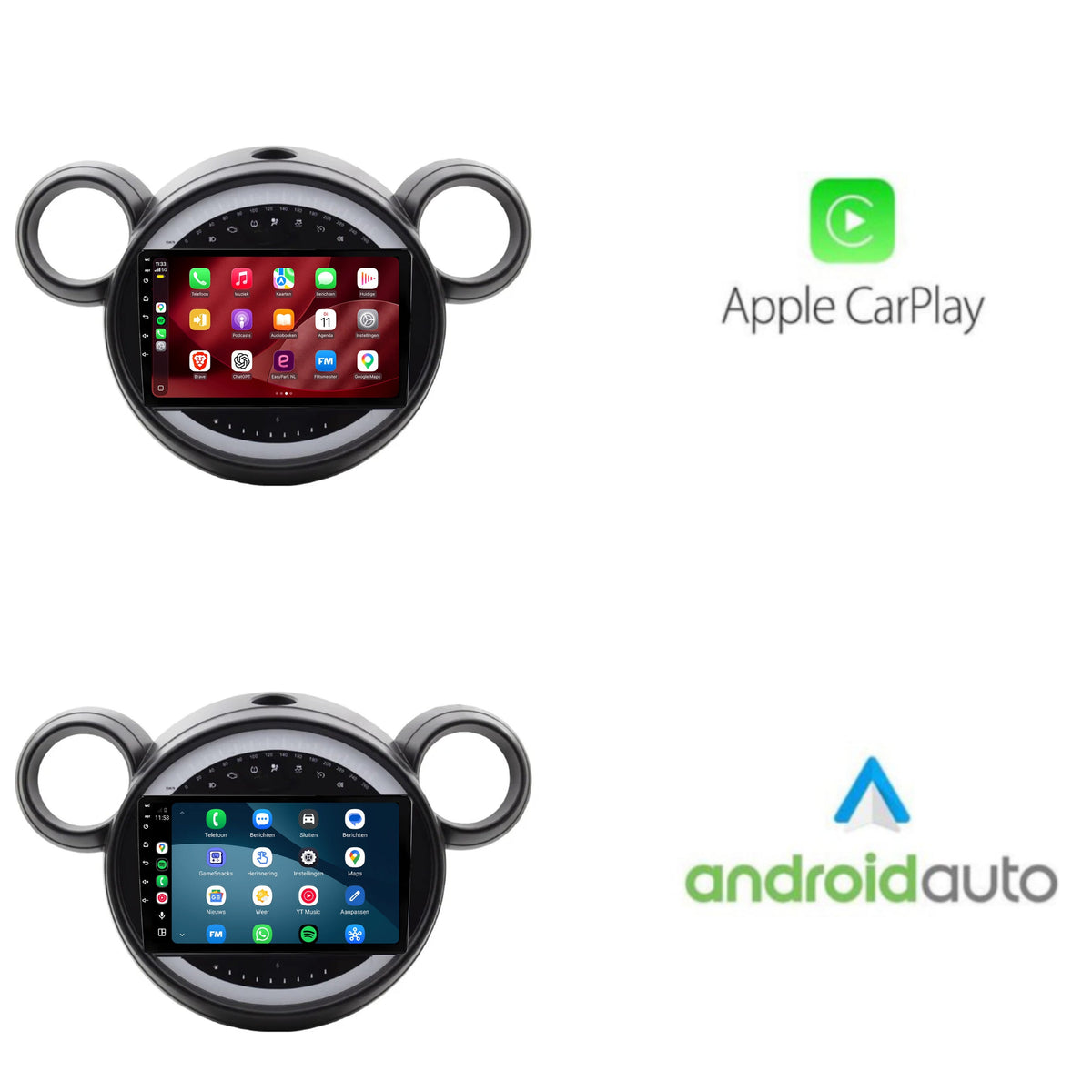 Radio z CarPlay i Android Auto do Mini Cooper Countryman R60 | 2011–2014 | 9 cali | Android 15 | CTX-7401