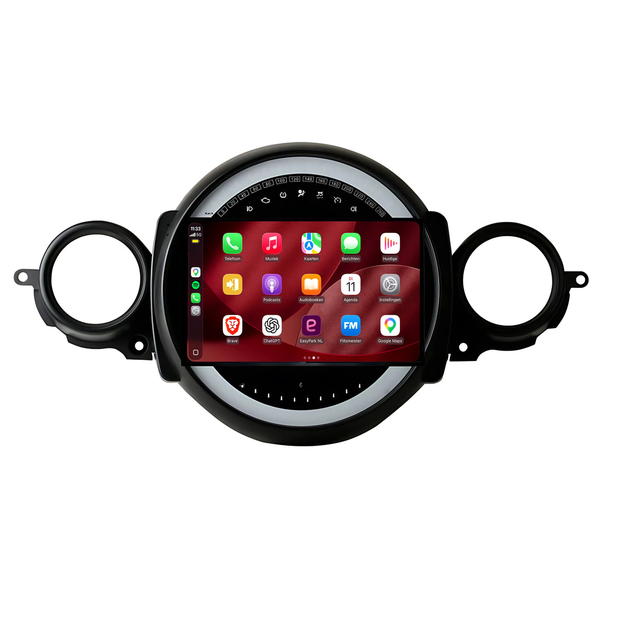 Mini Cooper R56 CarPlay & Android Auto radio | 2008 t/m 2013 | 9 inch | Android 15 | CTX-7402