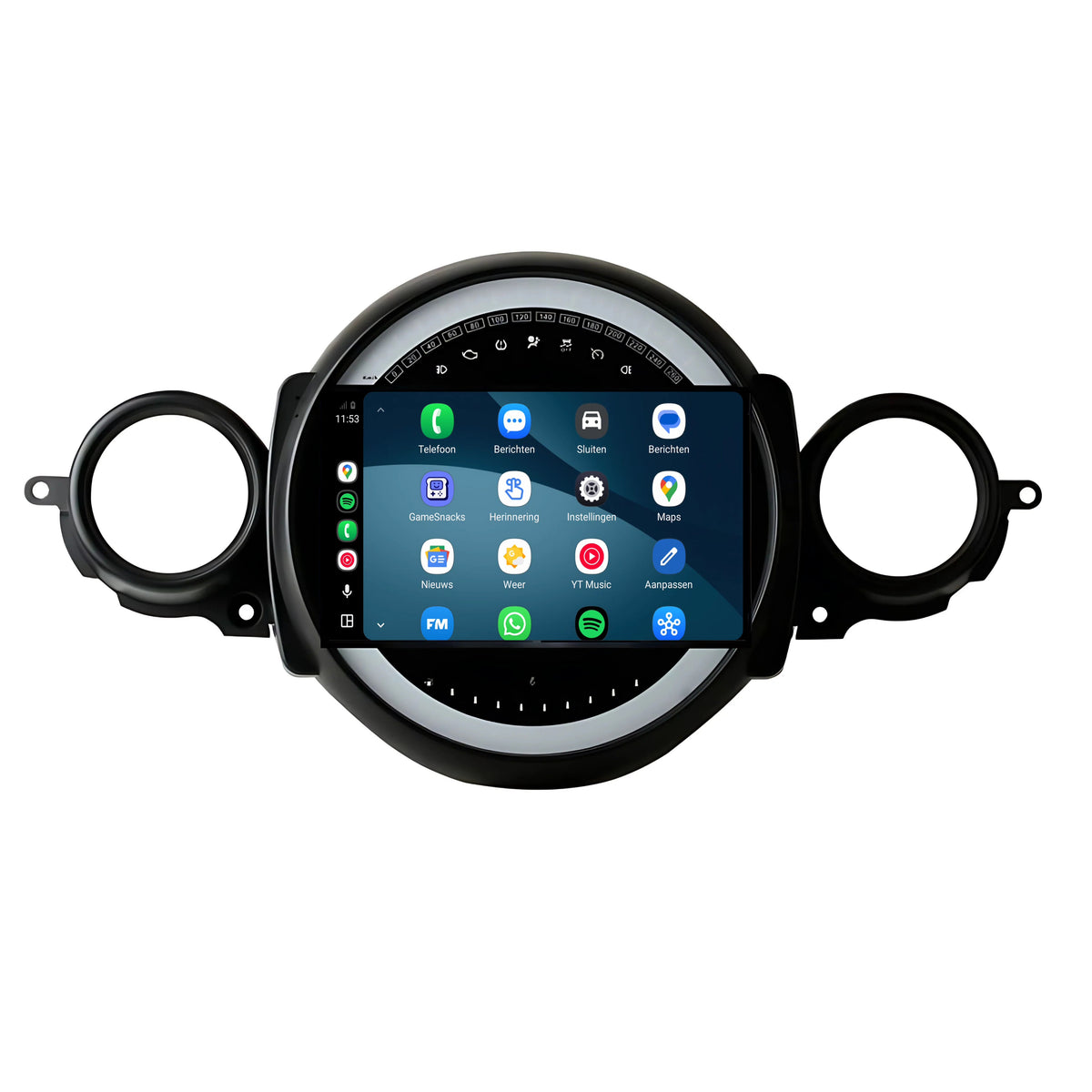 Mini Cooper R56 CarPlay & Android Auto radio | 2008 t/m 2013 | 9 inch | Android 15 | CTX-7402