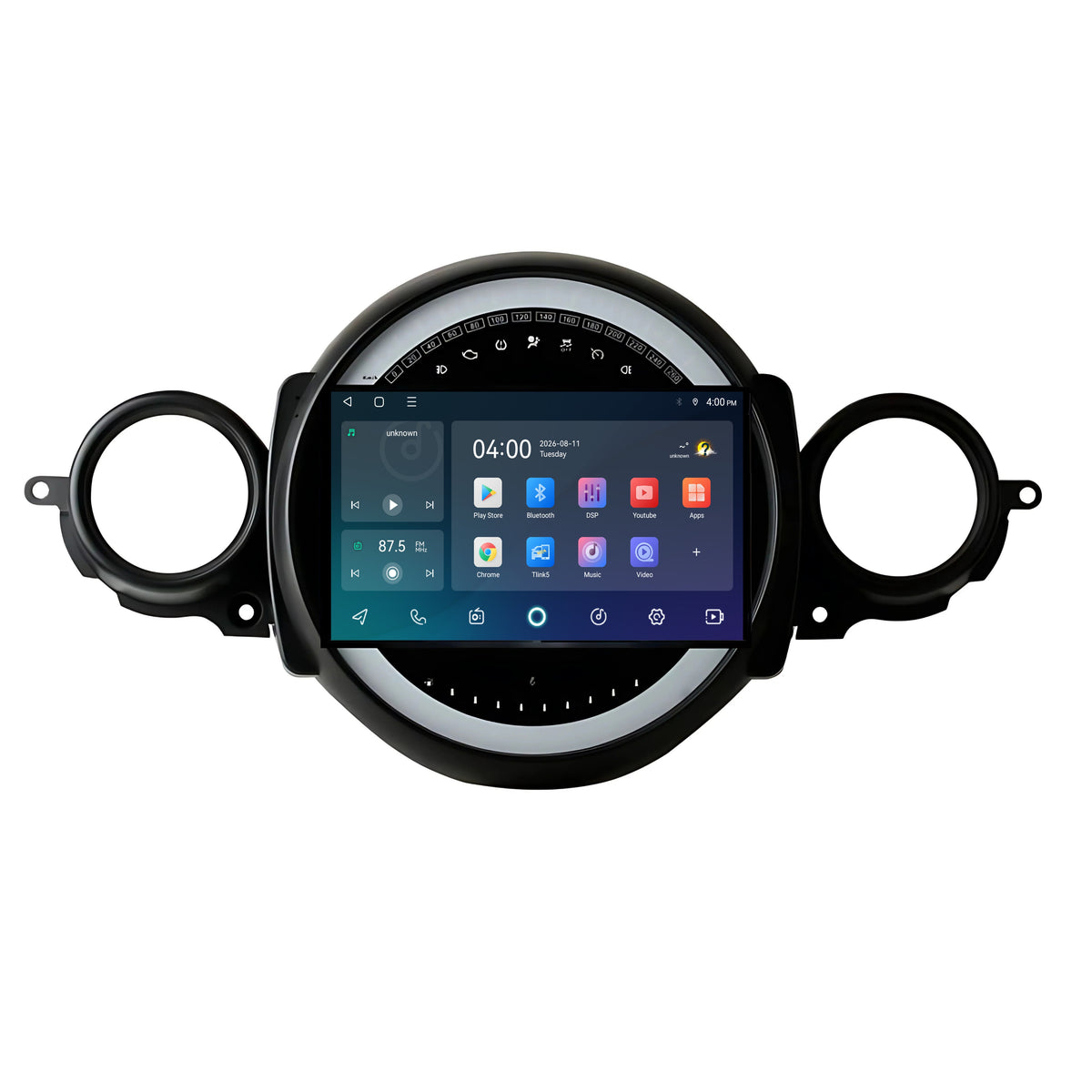 Mini Cooper R56 CarPlay & Android Auto radio | 2008 t/m 2013 | 9 inch | Android 15 | CTX-7402