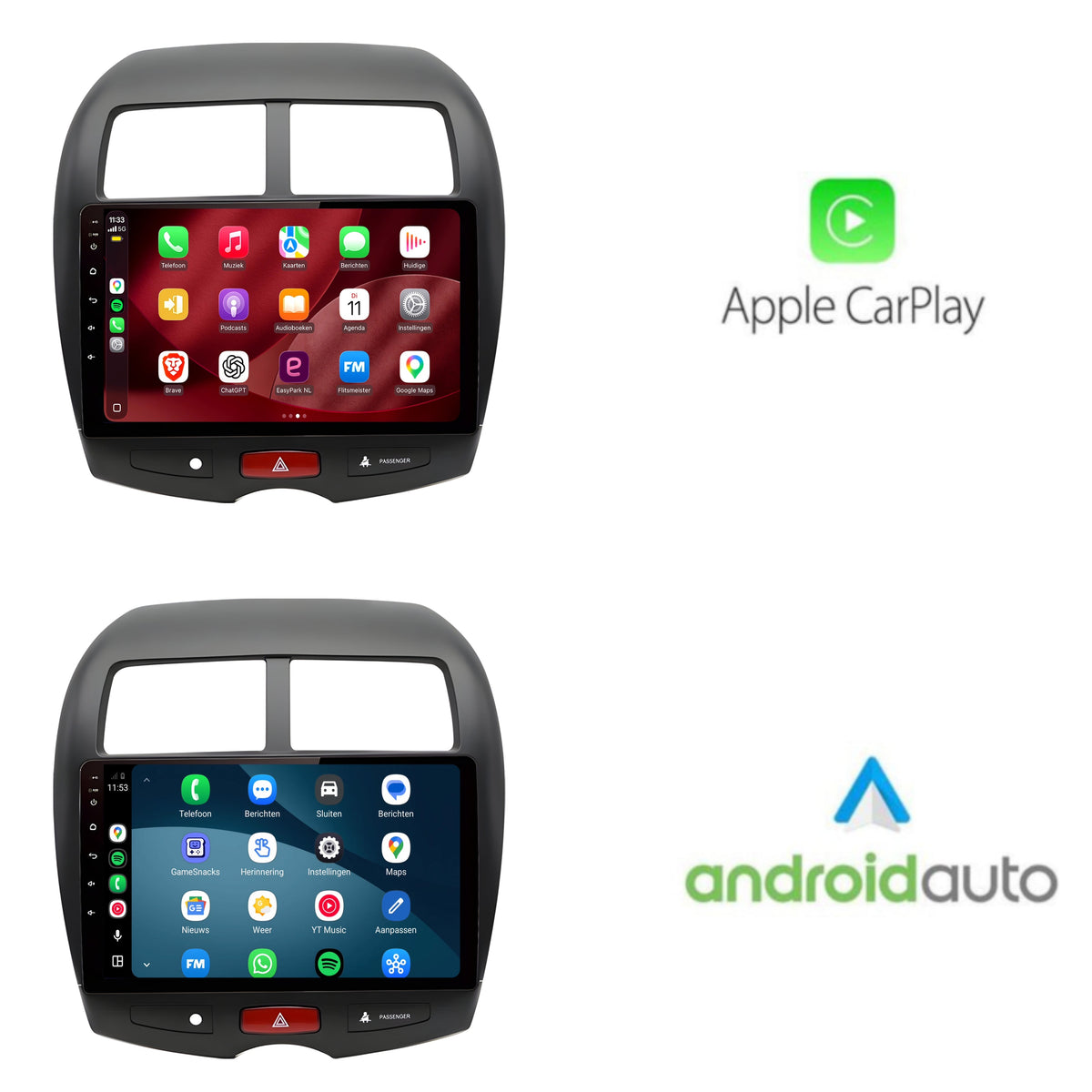 Mitsubishi ASX CarPlay & Android Auto radio | 2010 to 2015 | 9 inch | Android 15 | CTX-7117