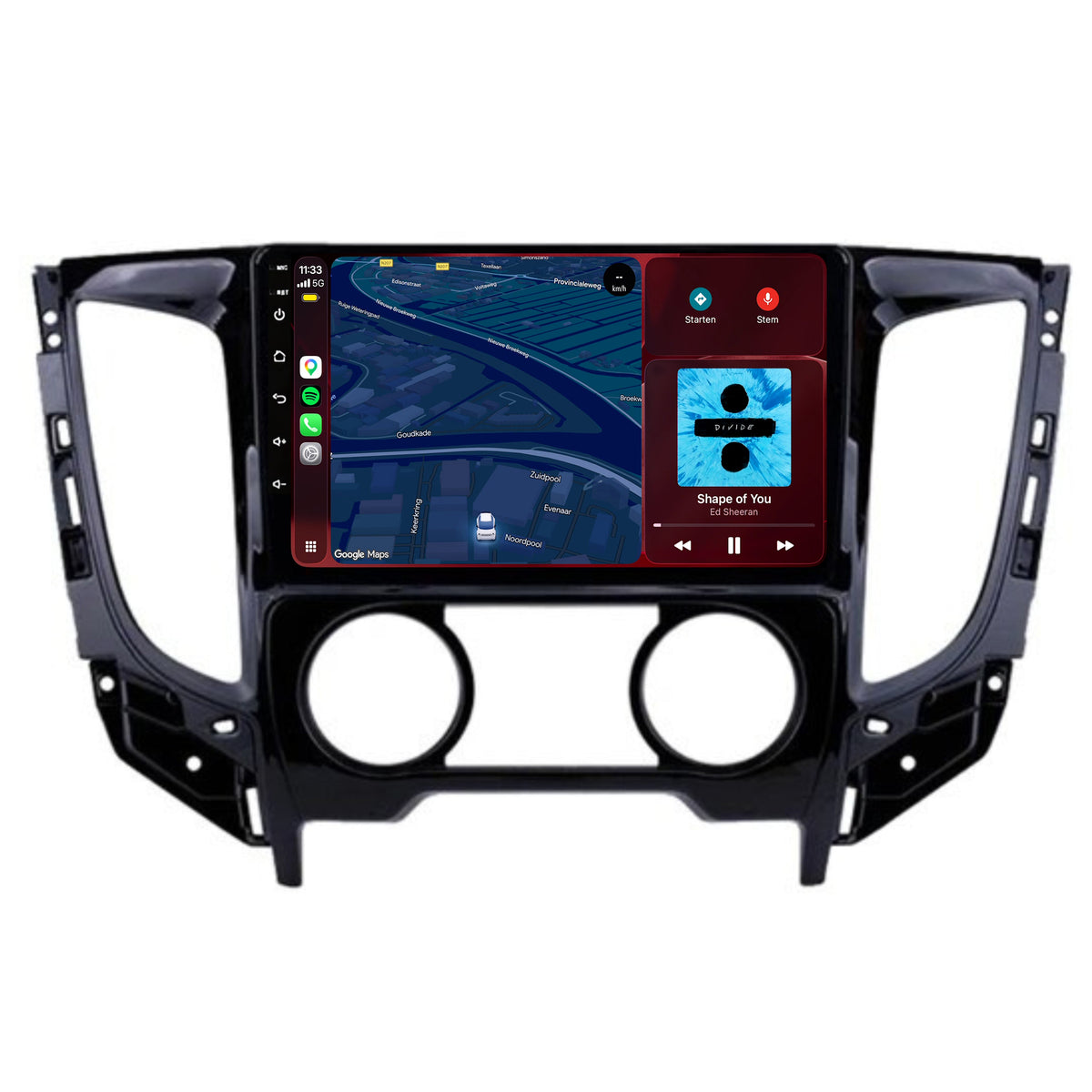 Autoradio CarPlay & Android Auto per Mitsubishi L200 | 2016 | 9 pollici | Android 15 | CTX-7185