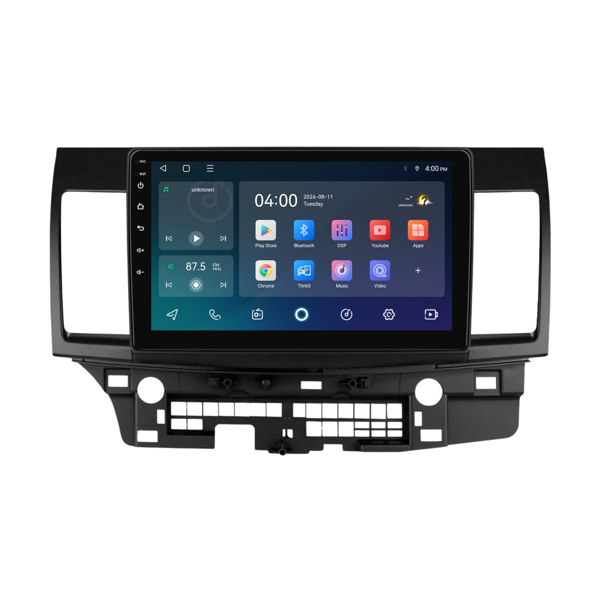 Mitsubishi Lancer CY CarPlay & Android Auto radio | 2008 to 2012 | 10 inch | Android 15 | CTX-7460
