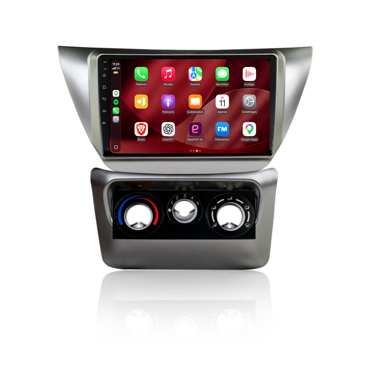 Mitsubishi Lancer IX CarPlay & Android Auto radio | 2003 t/m 2007 | 9 inch | Android 15 | CTX-7151