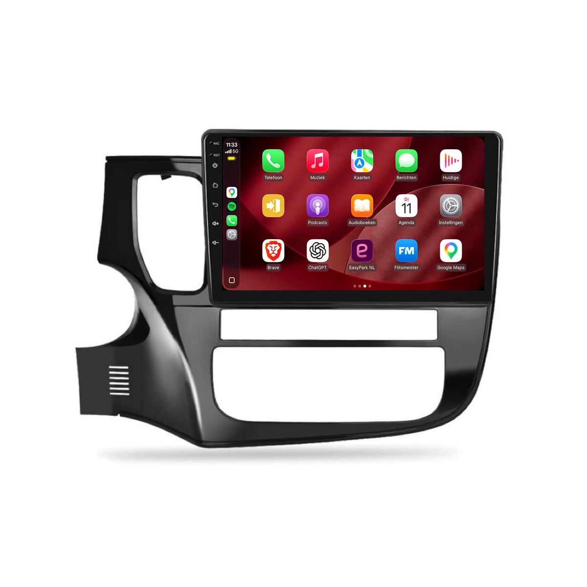 Mitsubishi Outlander CarPlay & Android Auto radio | 2012 t/m 2019 | 10 inch | Android 15 | CTX-7124