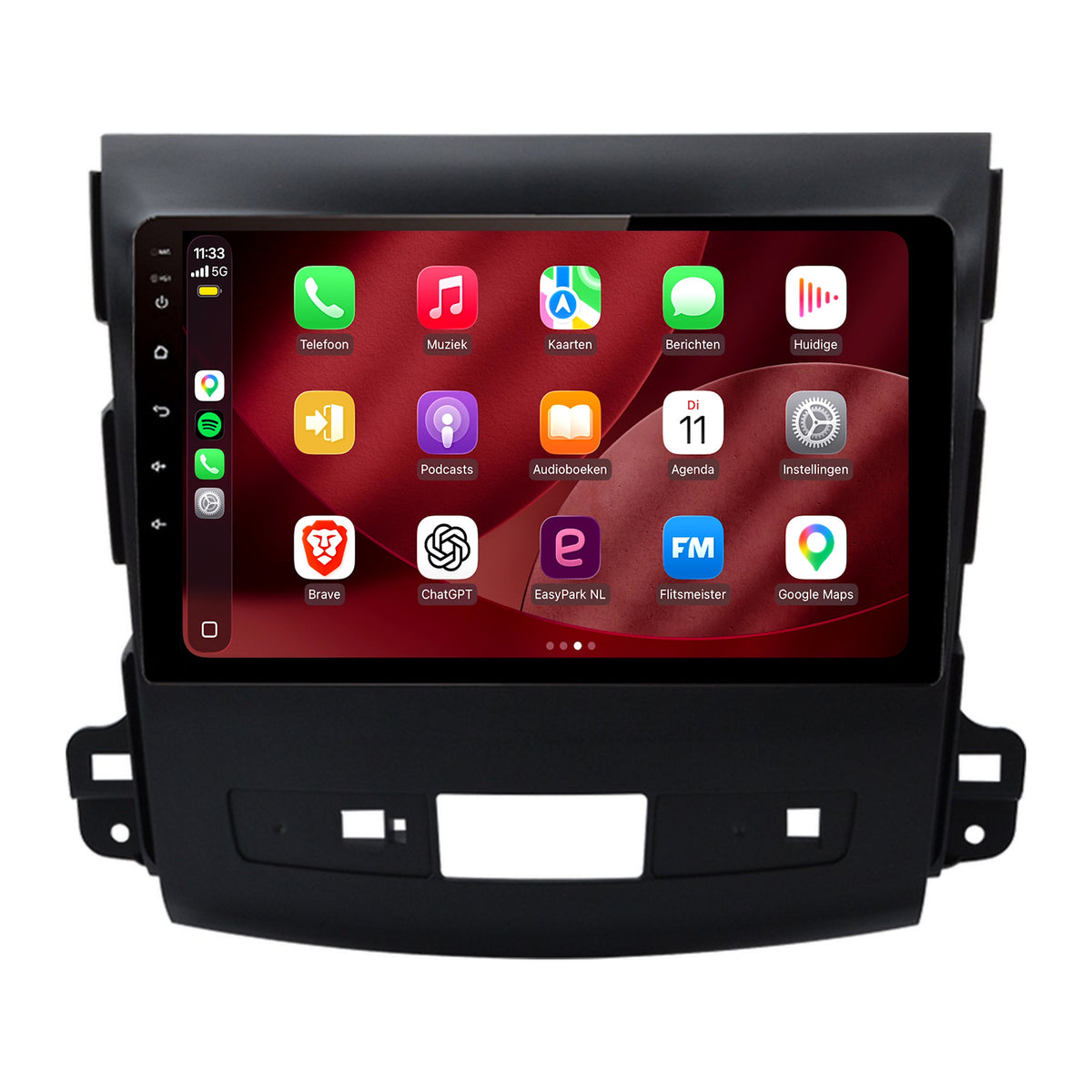 Mitsubishi Outlander CarPlay & Android Auto Radio | 2008 bis 2012 | 9 Zoll | Android 15 | CTX-7170